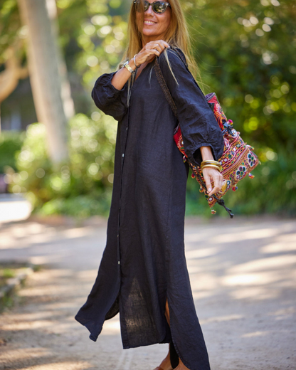 Amelia Linen Dress