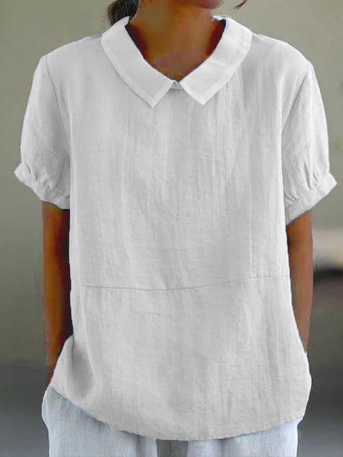Casual Puff Sleeve Blouse