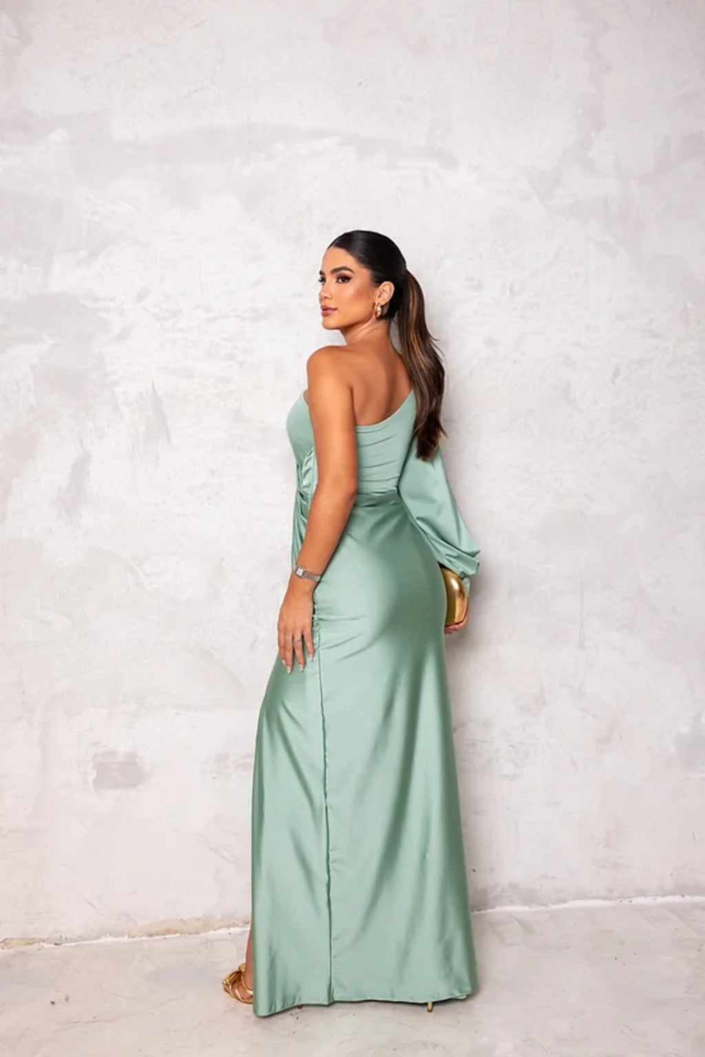 Amelia Satin Dress