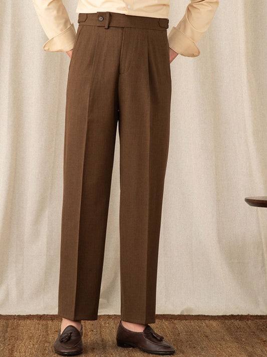 MV Italian Casual Straight Trousers