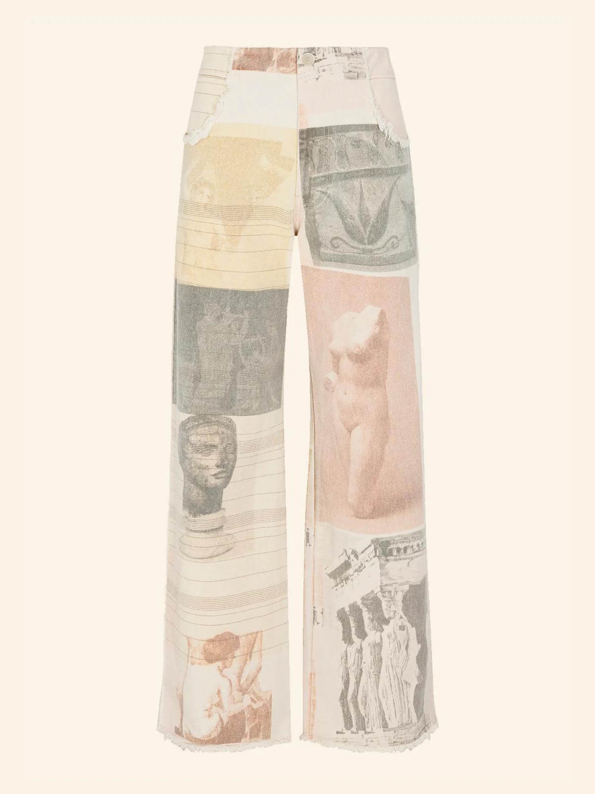 Alma Flared Wide-Leg Jeans