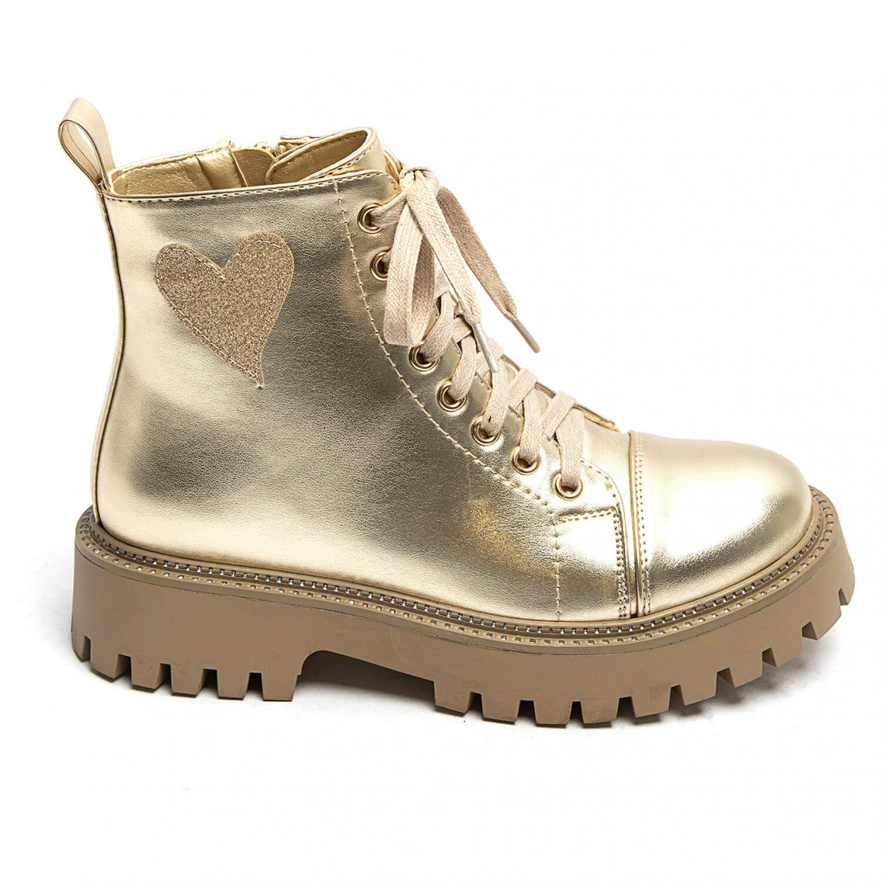 Lovey Gold Boots