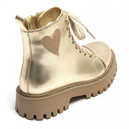 Lovey Gold Boots