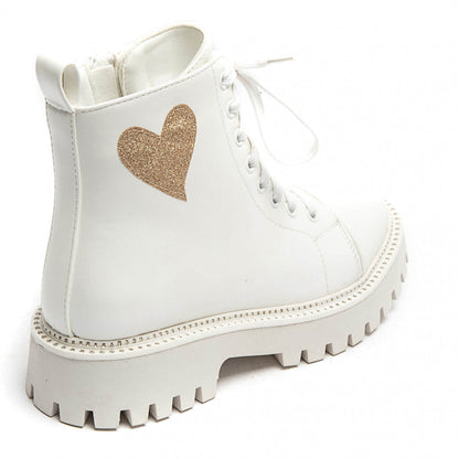 Lovey White Boots