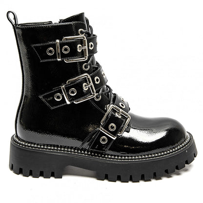 Biker Gesp Lak Boots