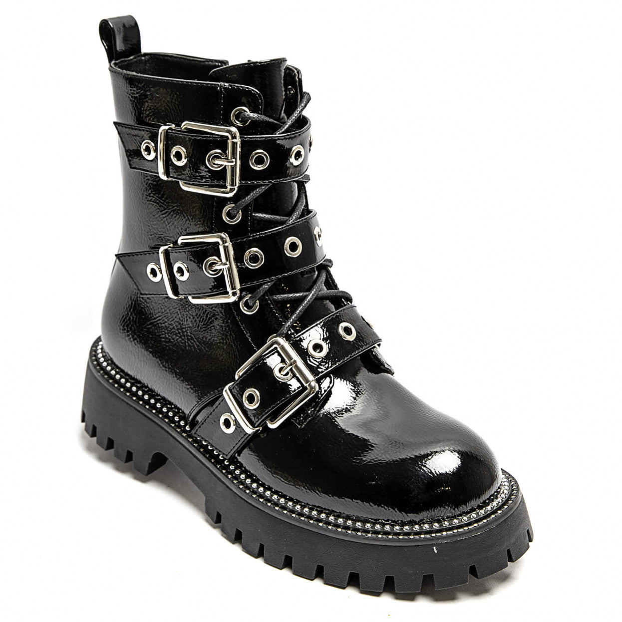 Biker Gesp Lak Boots