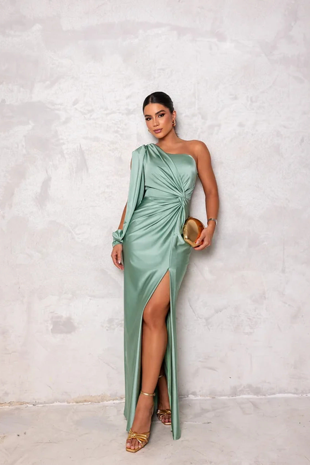 Amelia Satin Dress