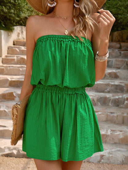 Pocketed Strapless Jumpsuit