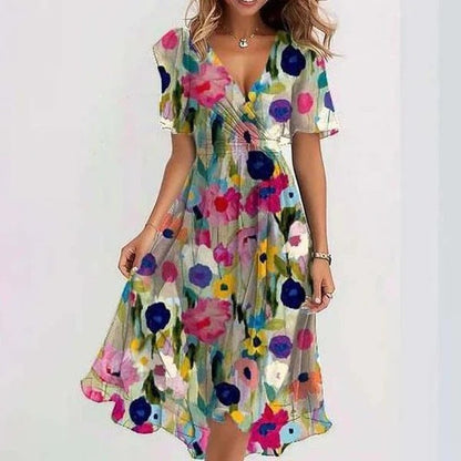Nallely Floral Dress
