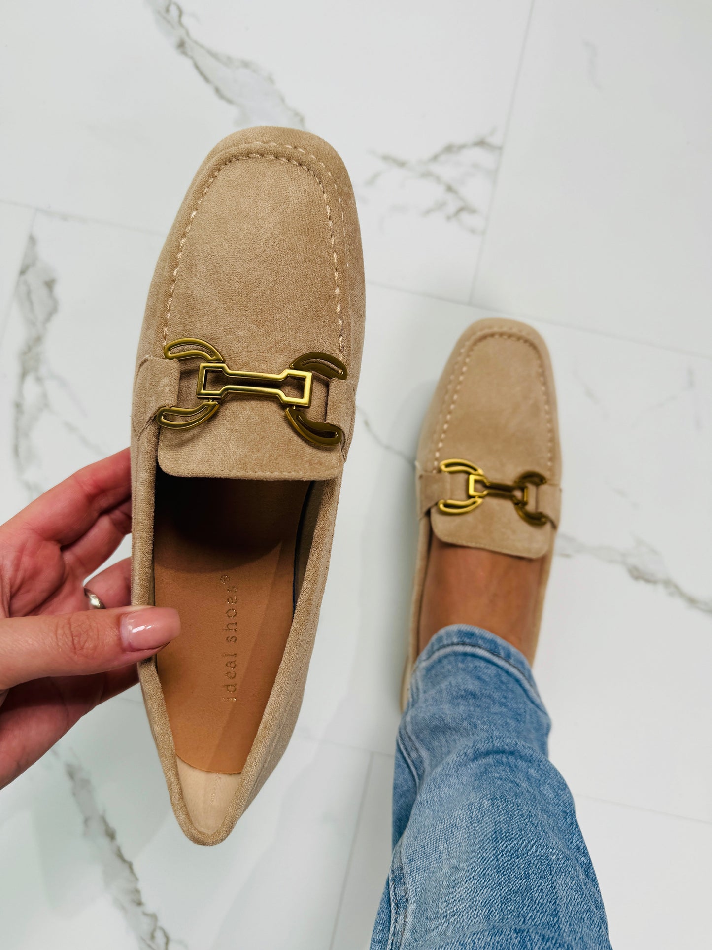 Alena Khaki Loafer