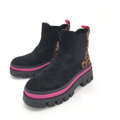 Ankle Fuchsia Boots