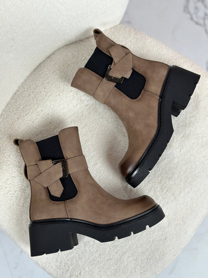 Bianca Khaki Boots