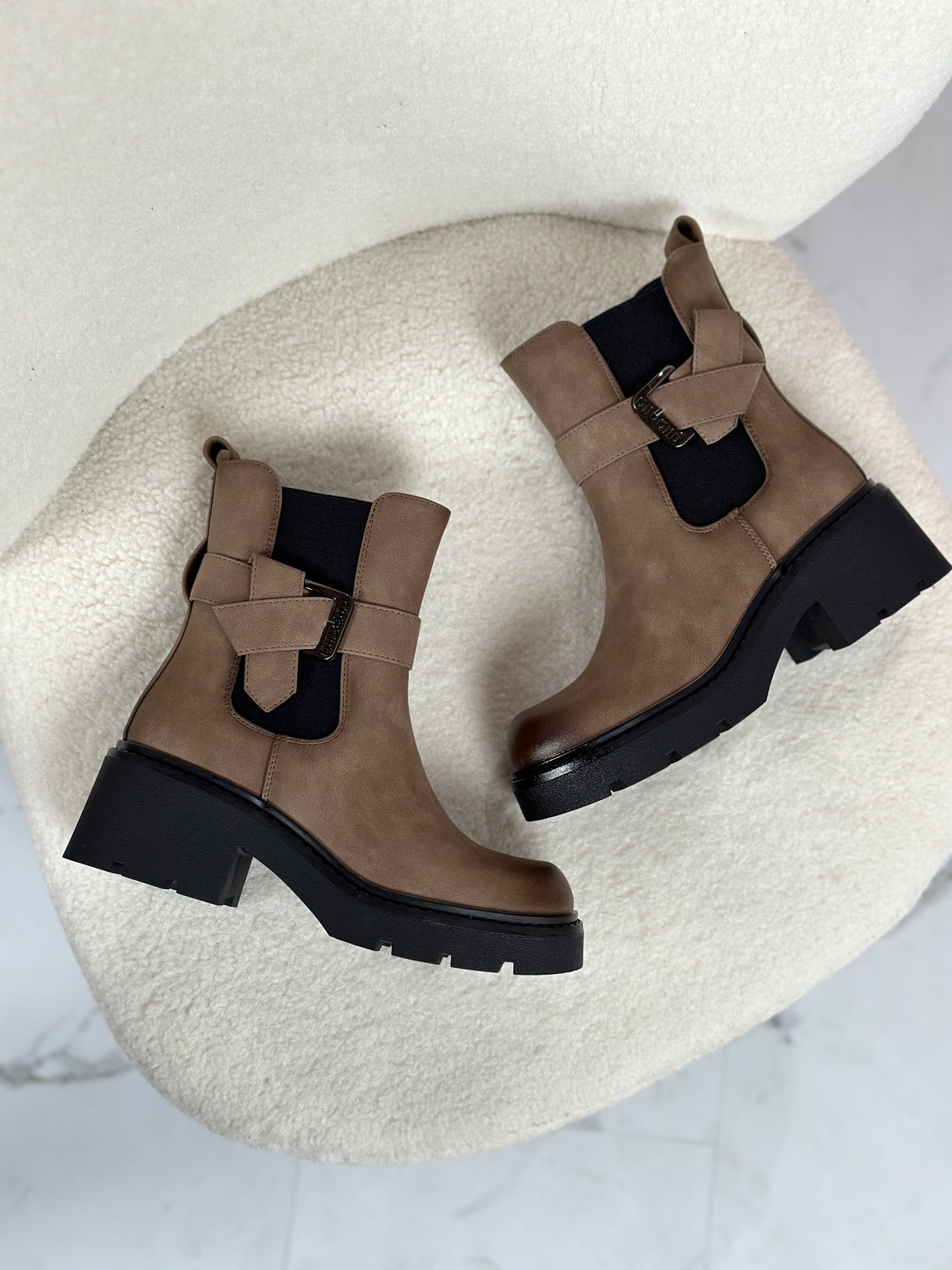 Bianca Khaki Boots