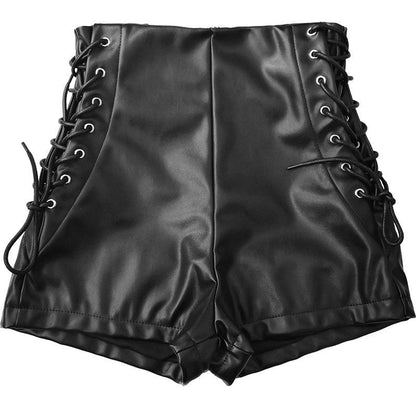 Leather Bandage Shorts