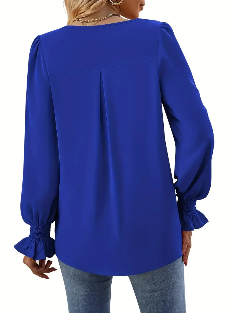 Chic V-Neck Blouse