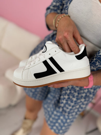 Campa White PU Sneaker