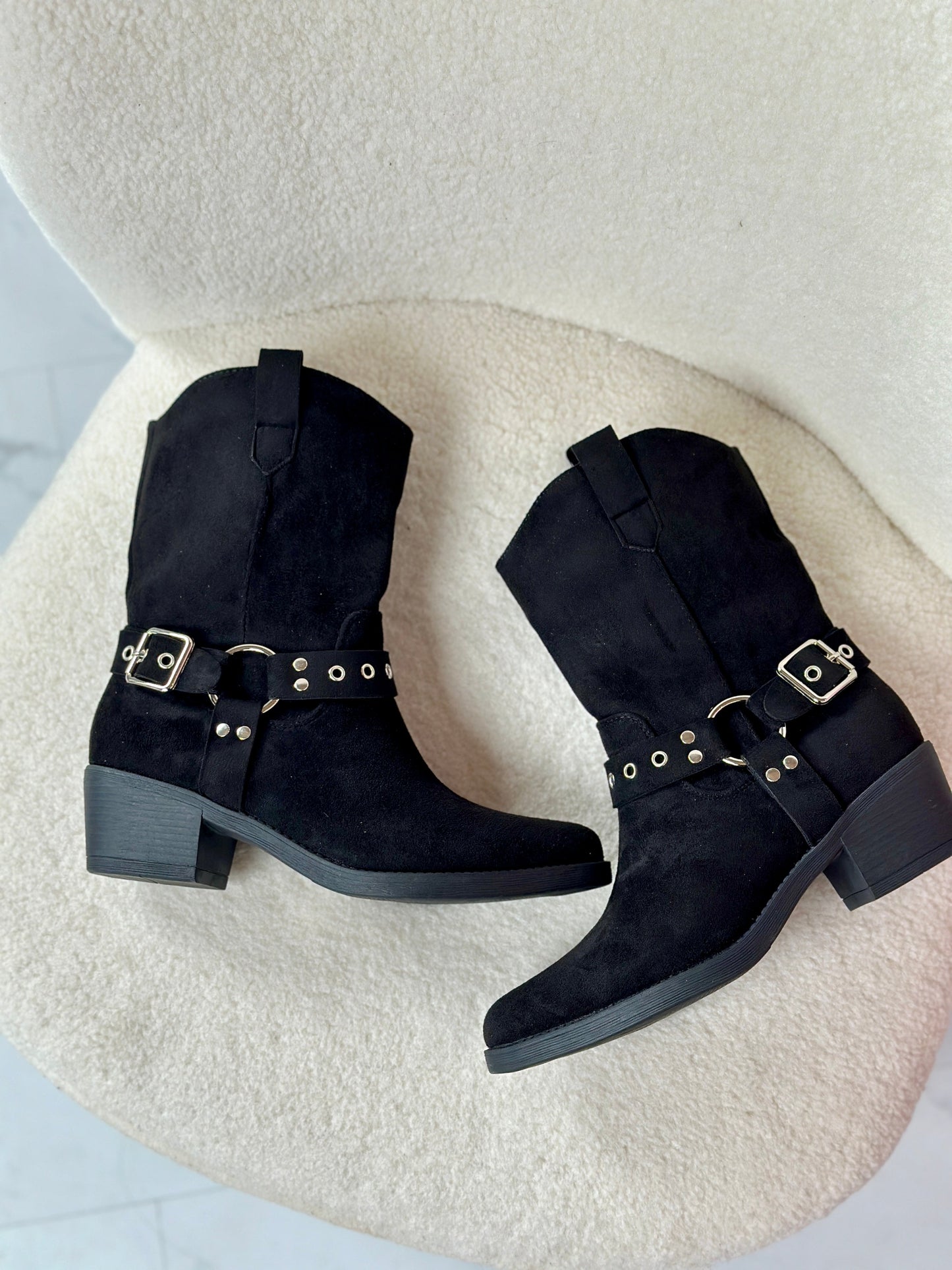 Celeste Black Boots