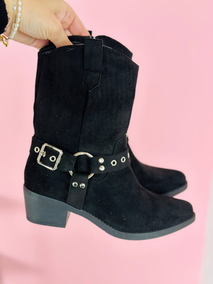 Celeste Black Boots