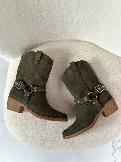 Celeste Green Boots