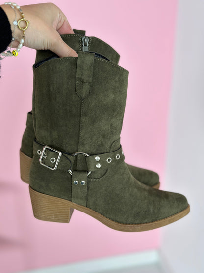 Celeste Green Boots