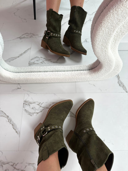 Celeste Green Boots