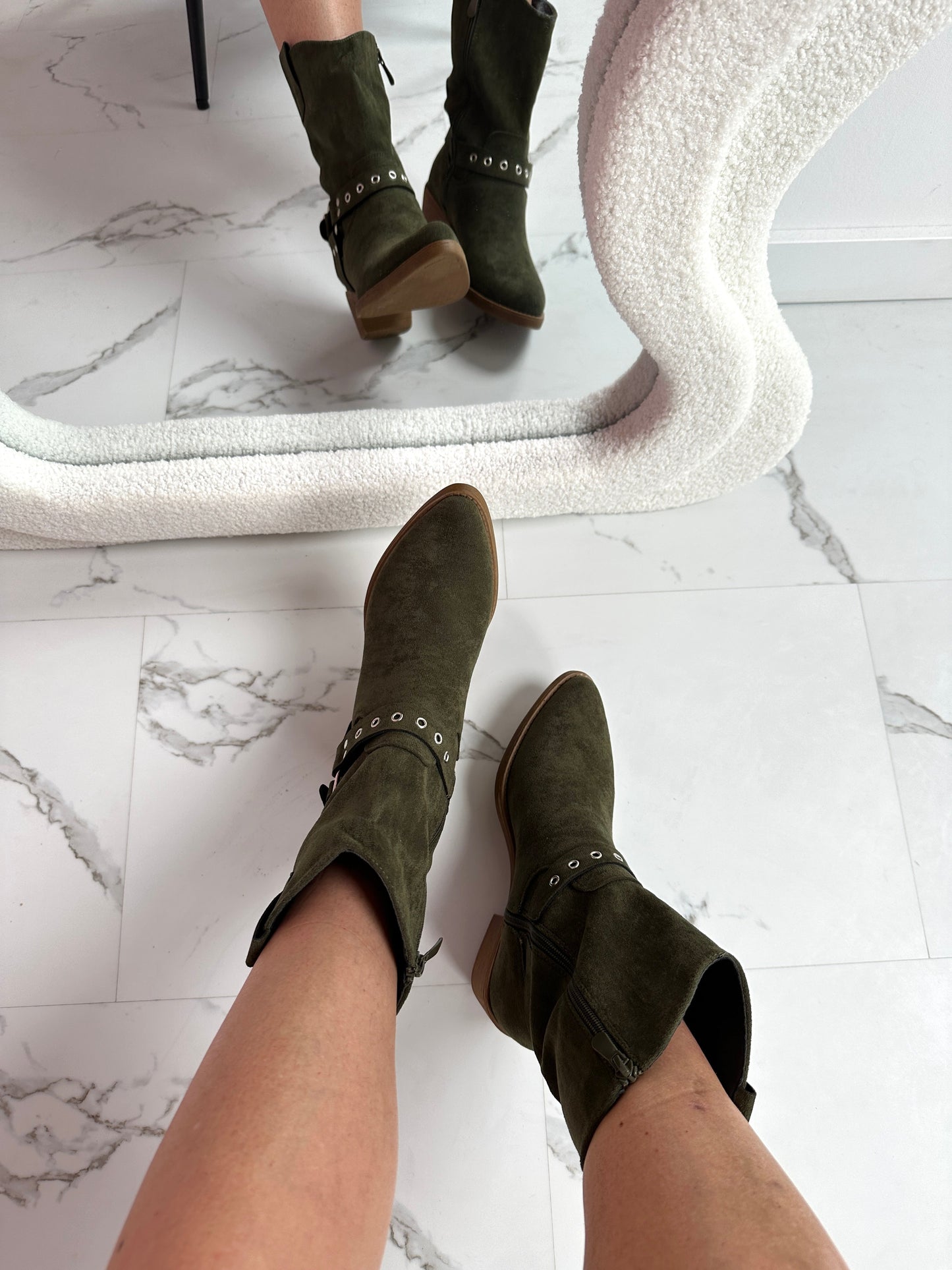 Celeste Green Boots