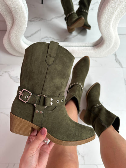 Celeste Green Boots