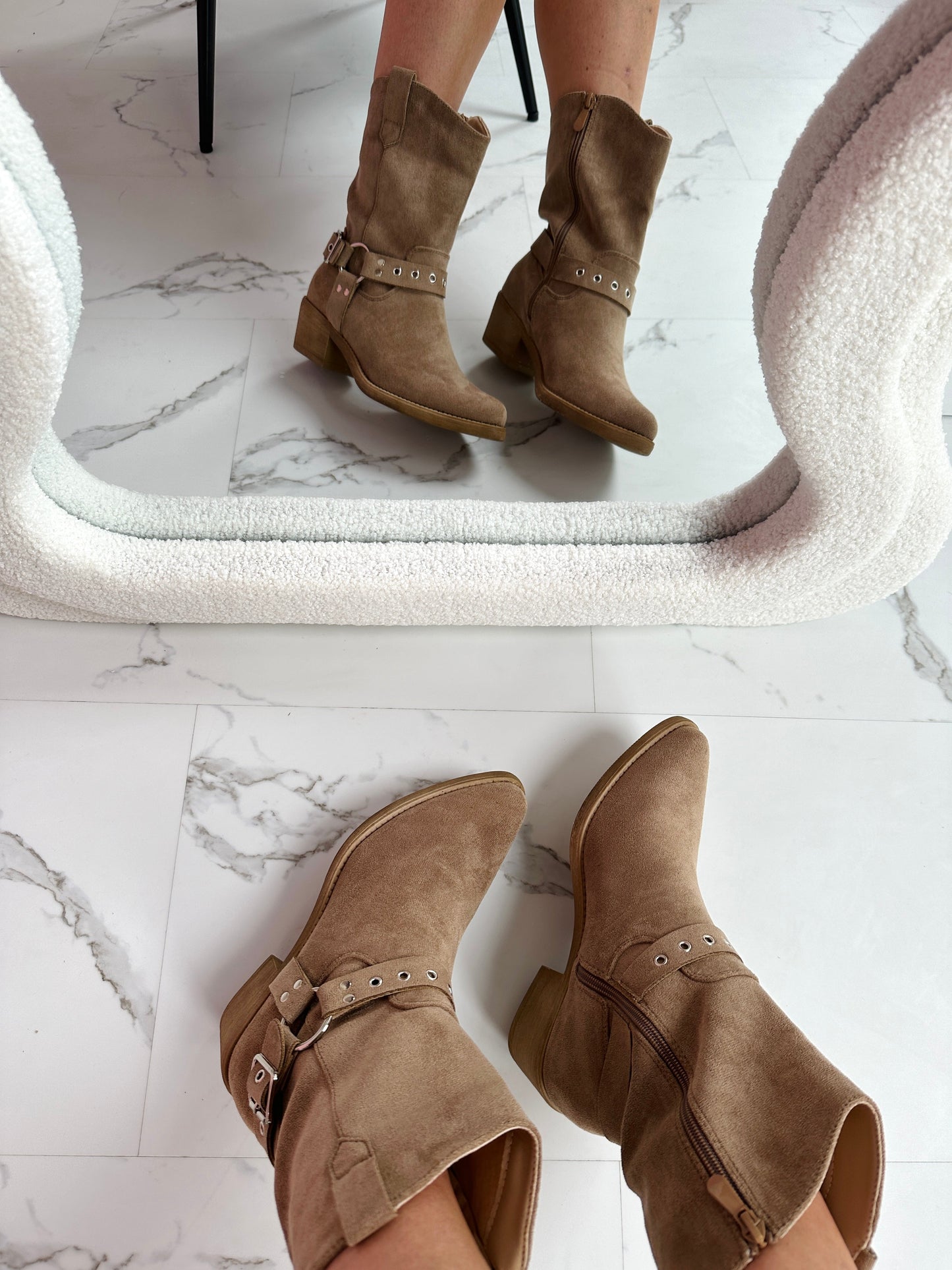 Celeste Khaki Boots