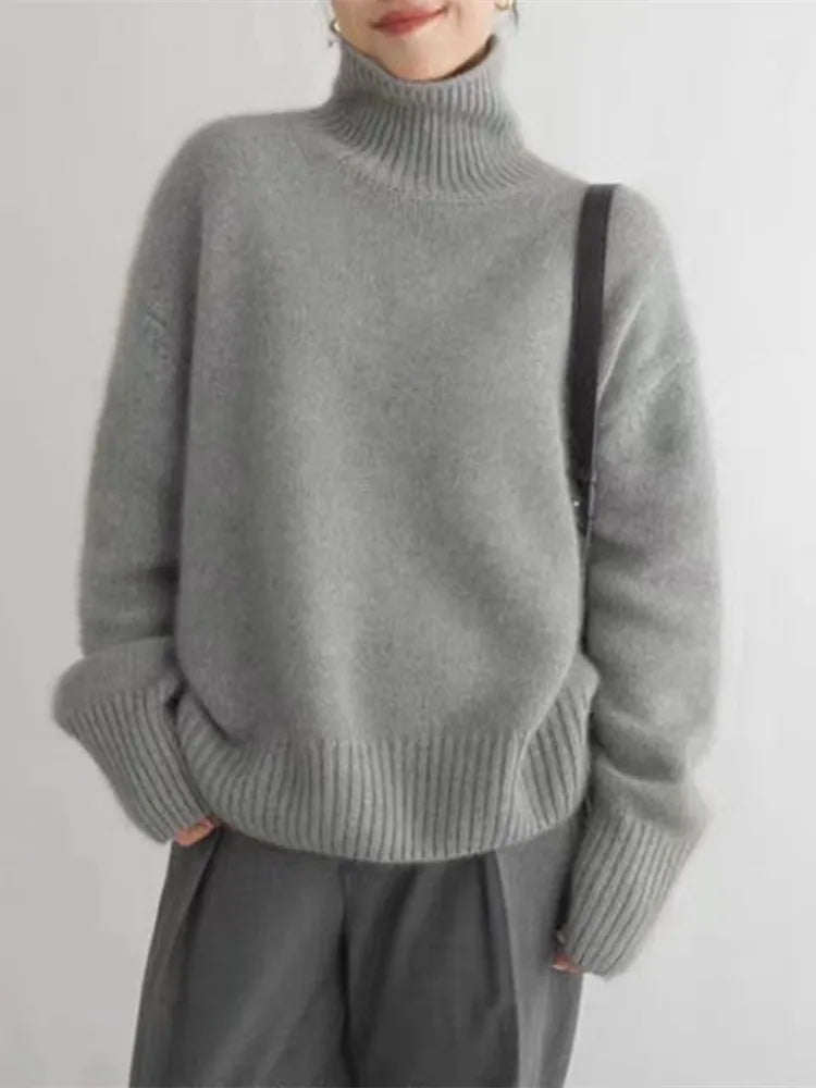 Lena™ - Cozy Knit Turtleneck Jumper