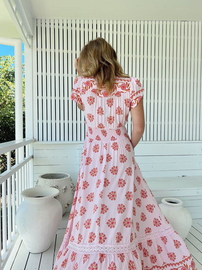 Romi Maxi Dress - Desert Wildflower Print