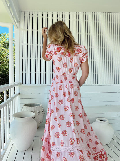 Romi Maxi Dress - Desert Wildflower Print