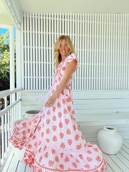 Romi Maxi Dress - Desert Wildflower Print