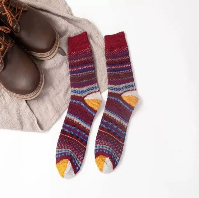 Isabella - (1 pair) Wool Blend Socks