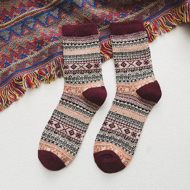 Isabella - (1 pair) Wool Blend Socks