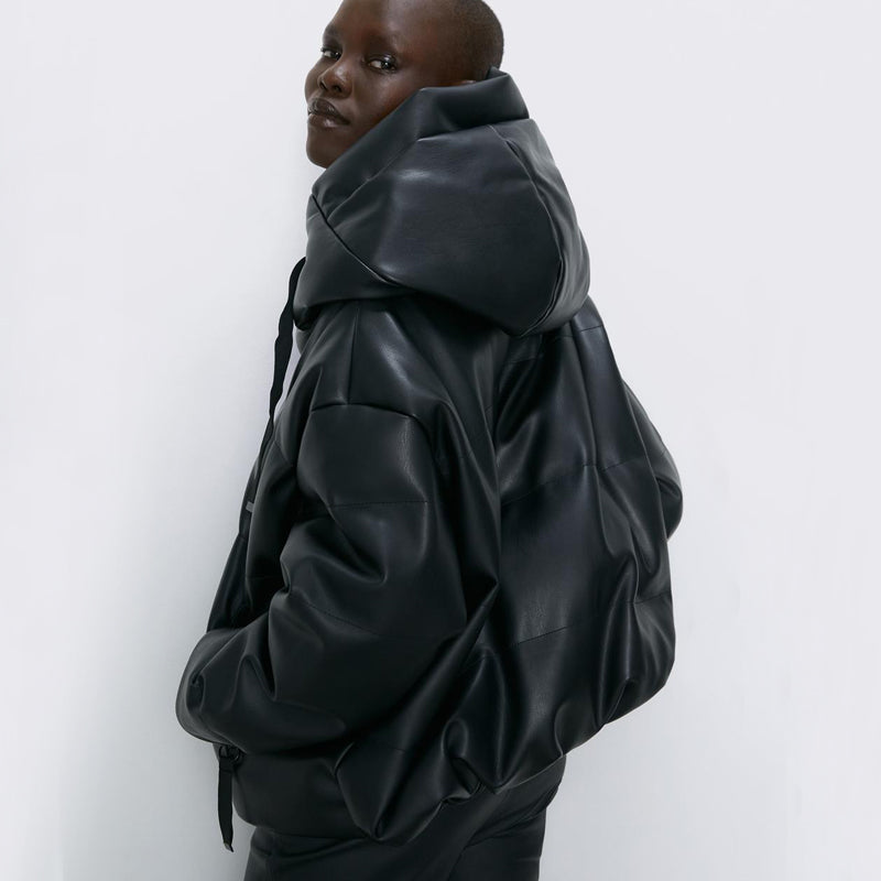 Leather Parka