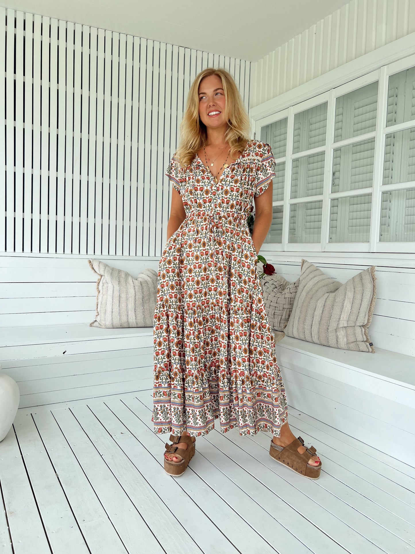Harlowe Slate Dress