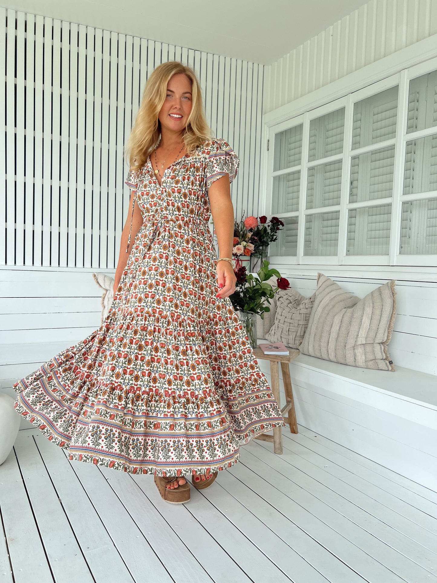 Harlowe Slate Dress