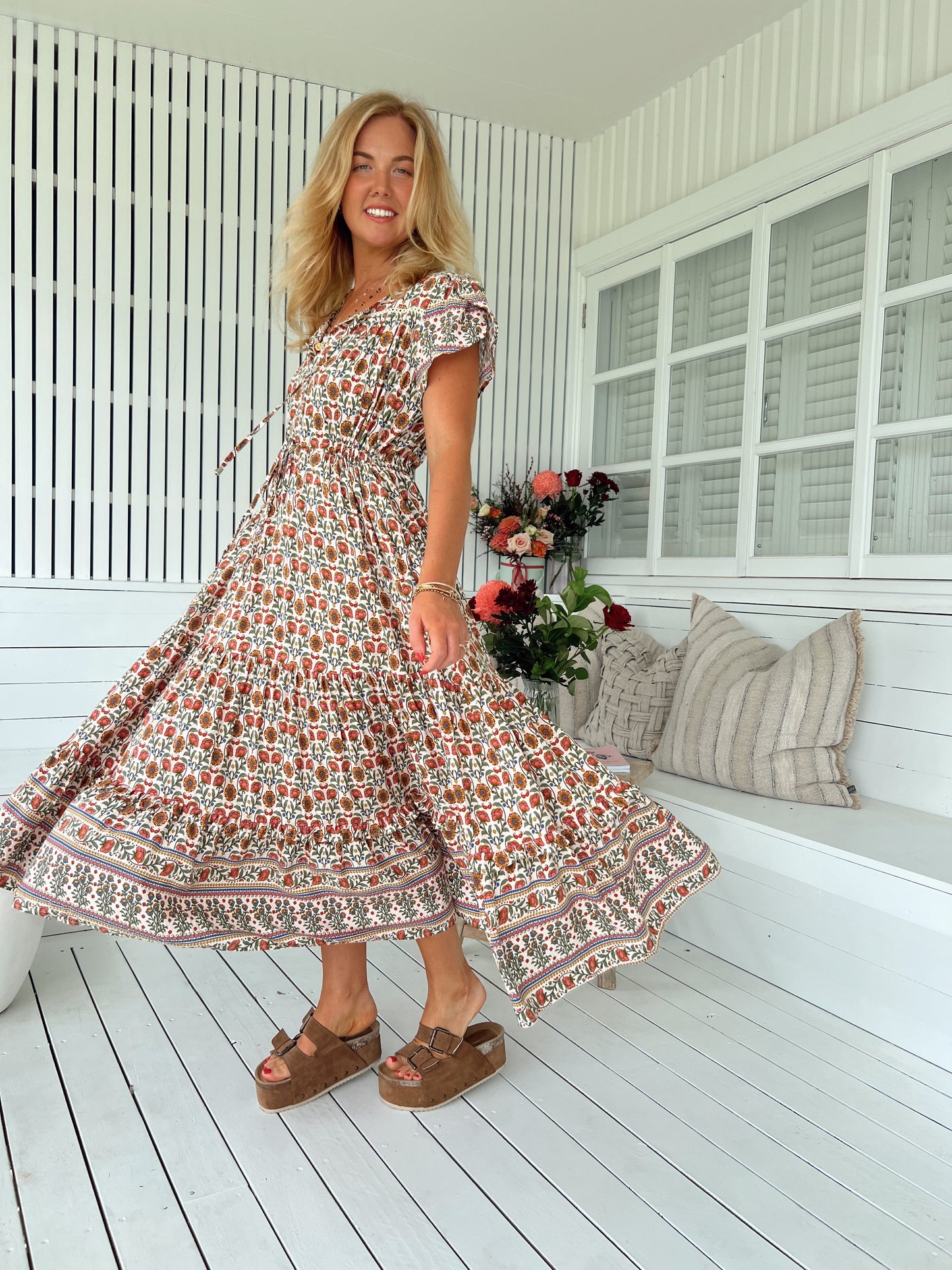 Harlowe Slate Dress