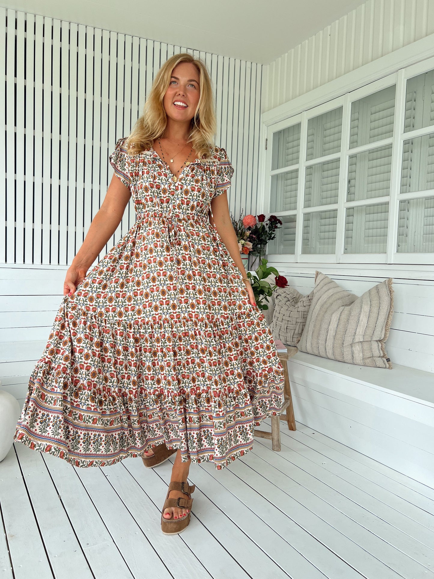 Harlowe Slate Dress