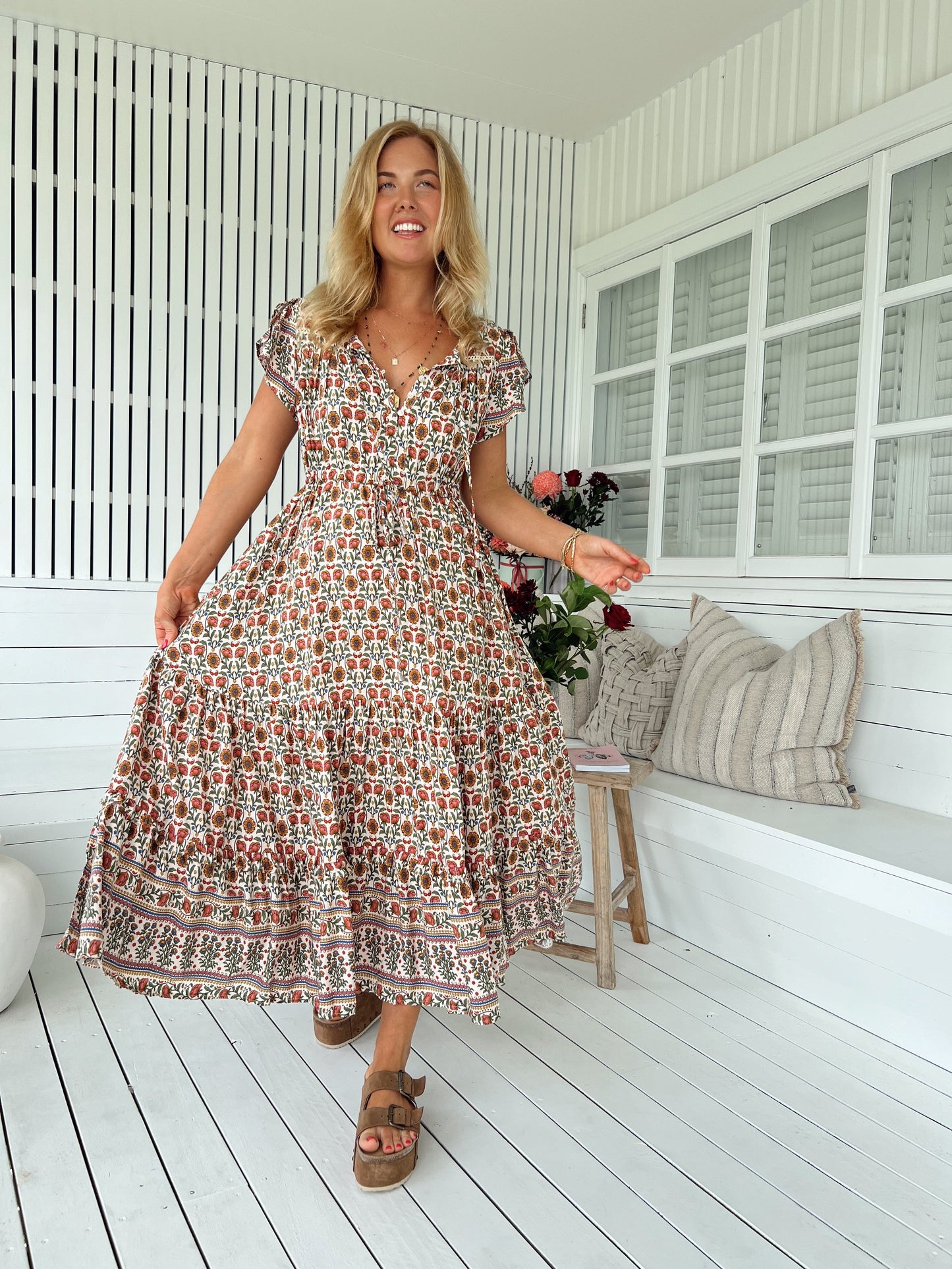 Harlowe Slate Dress