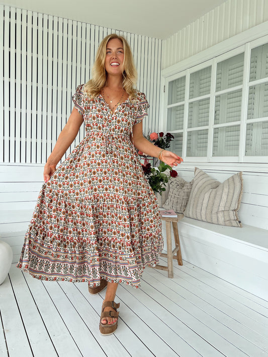 Harlowe Slate Dress
