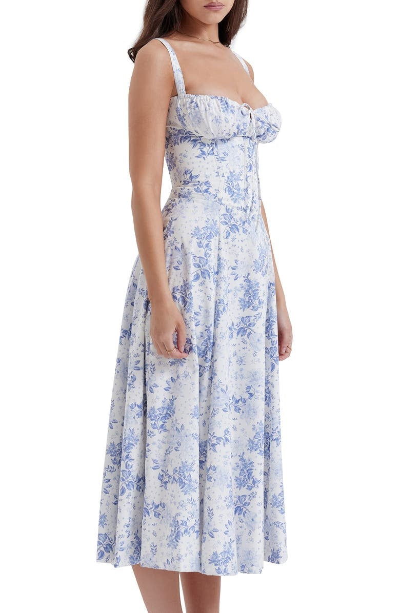 Freya Floral Midi Dress