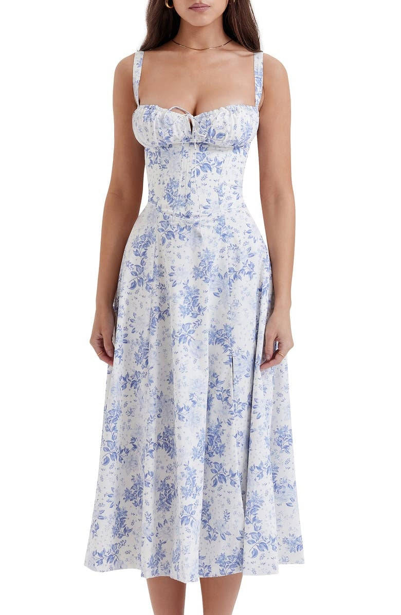 Freya Floral Midi Dress