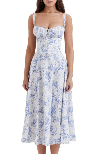 Freya Floral Midi Dress