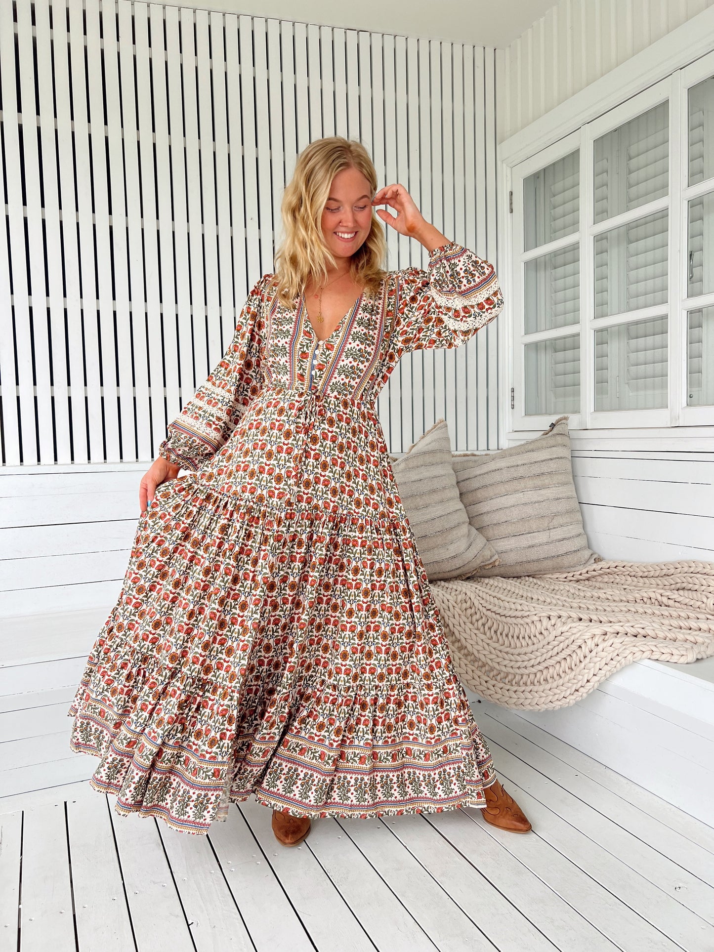Harlowe Teresa Lace Maxi Dress