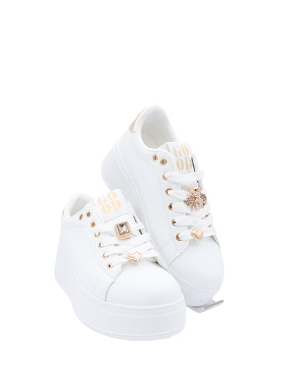 307 White/Gold Sneaker