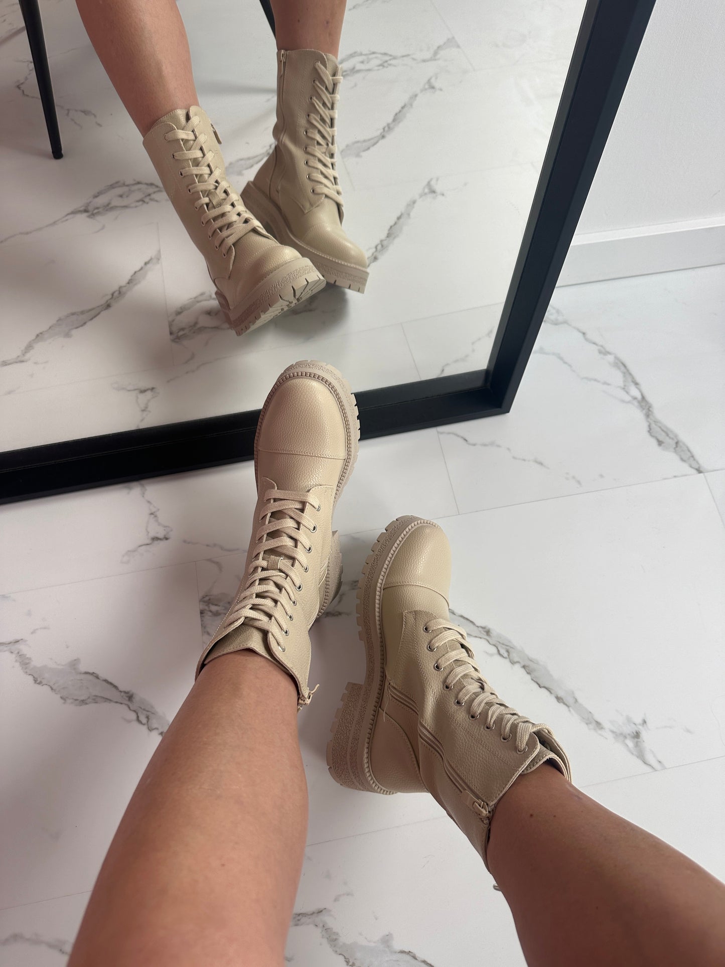 Anaïs Beige Veterboots