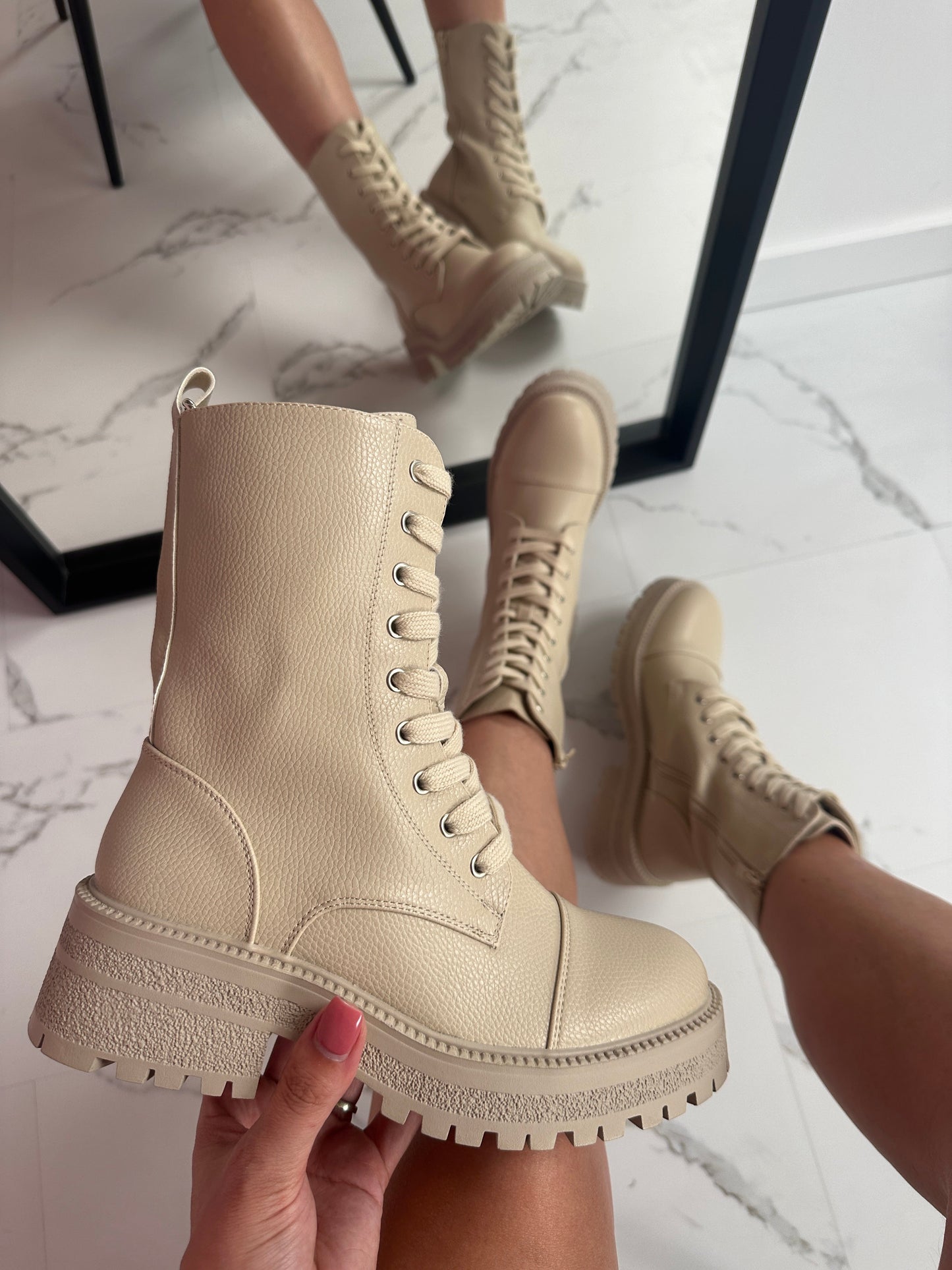 Anaïs Beige Veterboots