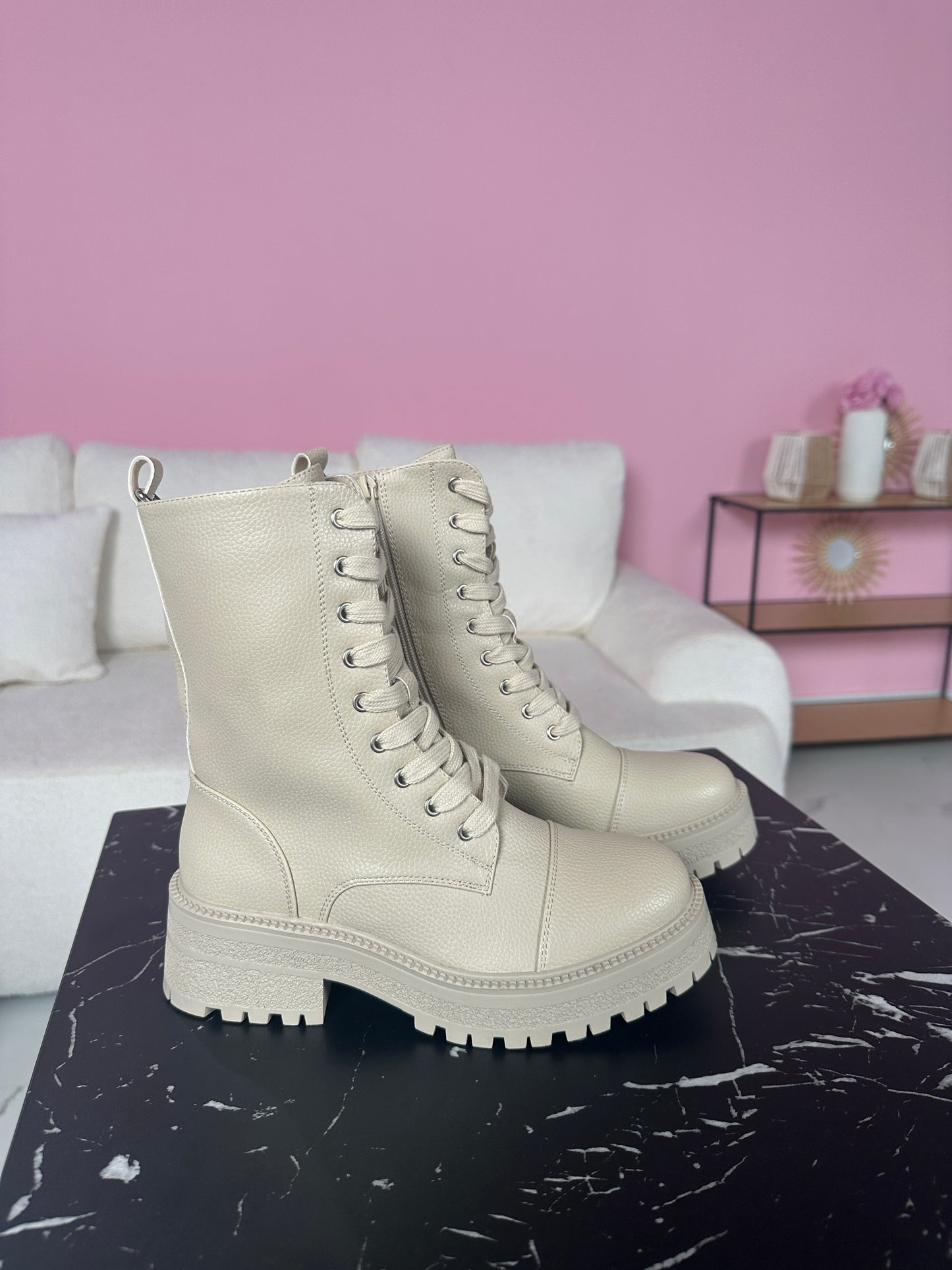 Anaïs Beige Veterboots