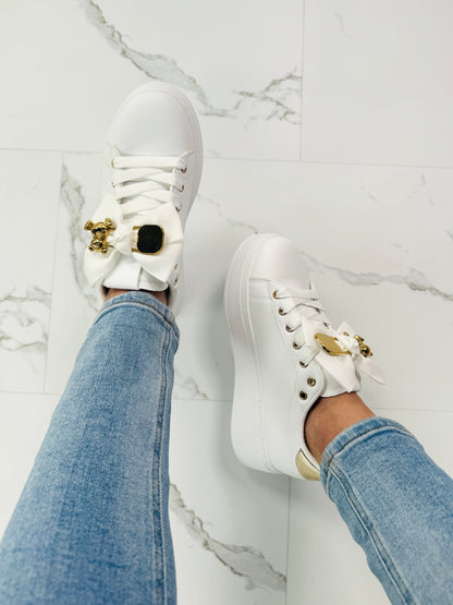 Bow White Sneaker